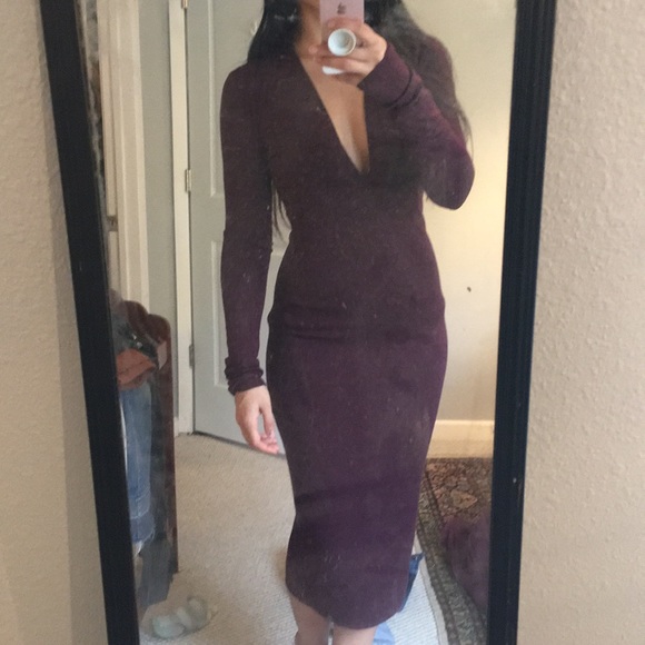 Aritzia Dresses & Skirts - Wilfred free Abby dress from aritzia in plum